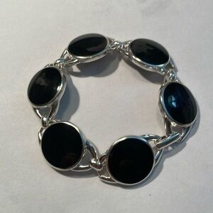 Vintage Black Onyx Bracelet #863